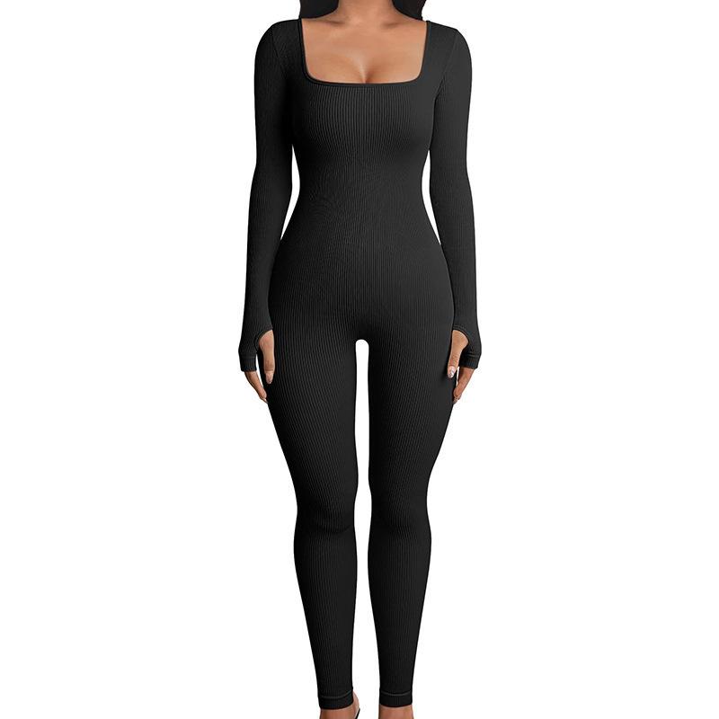 Women s Quick-Dry Long-Sleeve Ribbed Yoga Jumpsuit for Autumn and Winter Fitness Small
Women s Quick-Dry Long-Sleeve Ribbed Yoga Jumpsuit for Autumn and Winter Fitness Small