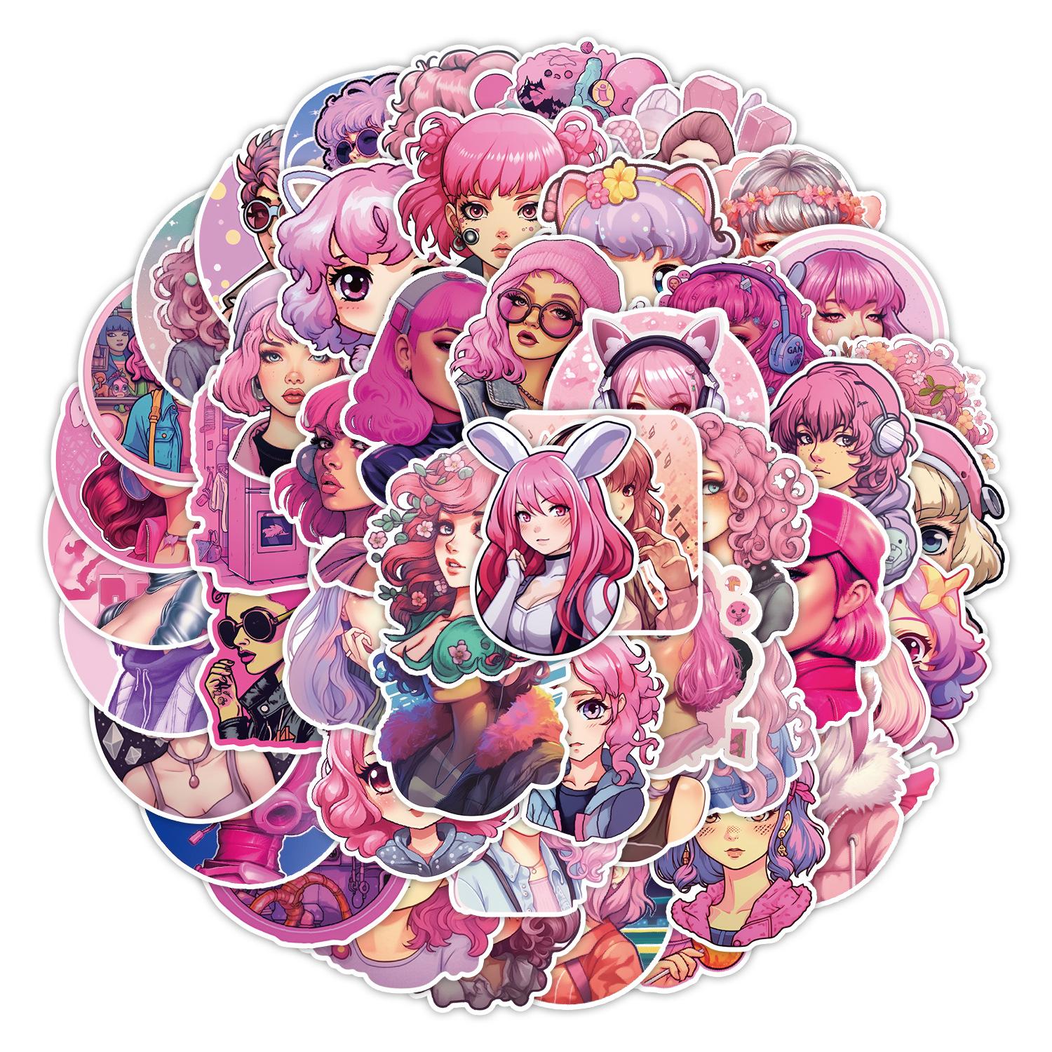 50 Pink INS Style Girl Graffiti Stickers Skateboard Luggage Decorative Stickers Waterproof Creative Children s Stickers
50 Pink INS Style Girl Graffiti Stickers Skateboard Luggage Decorative Stickers Waterproof Creative Children s Stickers