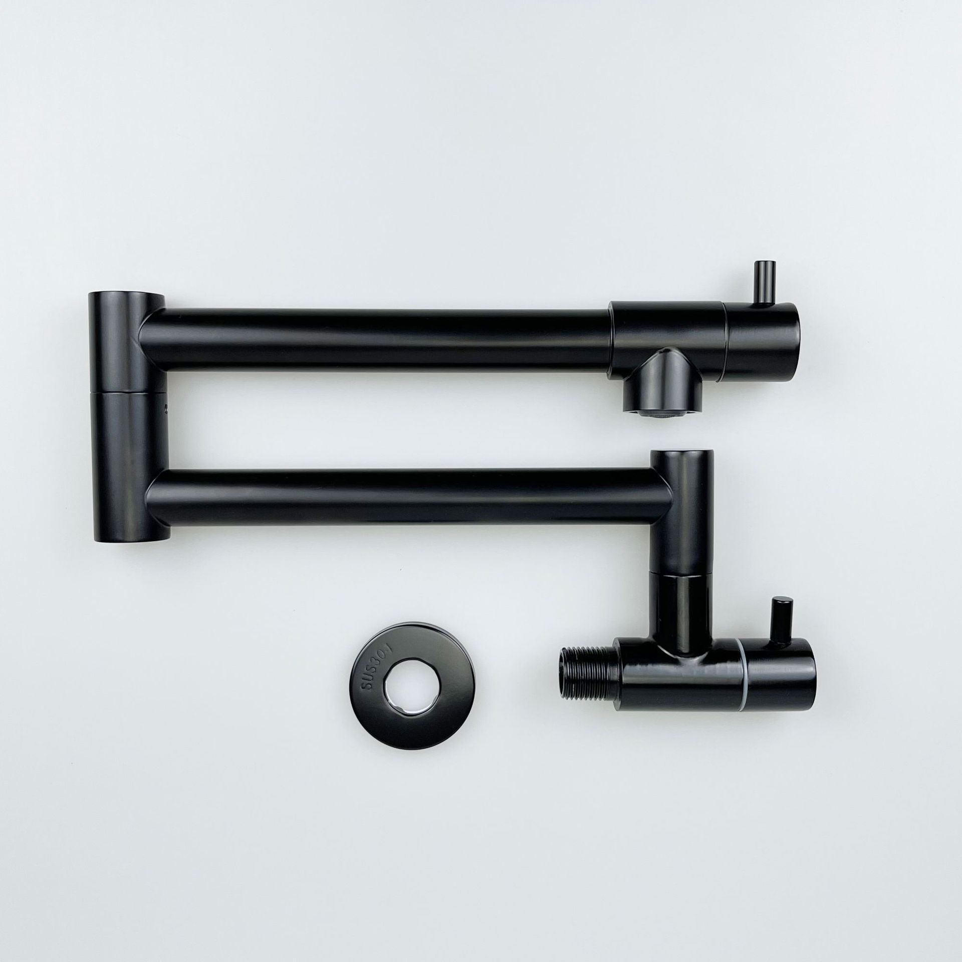 Brush Gold Pot Filler Tap Kitchen Faucet Single Cold Single Hole Tap Rotate Folding Spout Stainless Steel Sink Tap Wall Mounted чорний
Brush Gold Pot Filler Tap Kitchen Faucet Single Cold Single Hole Tap Rotate Folding Spout Stainless Steel Sink Tap Wall Mounted чорний