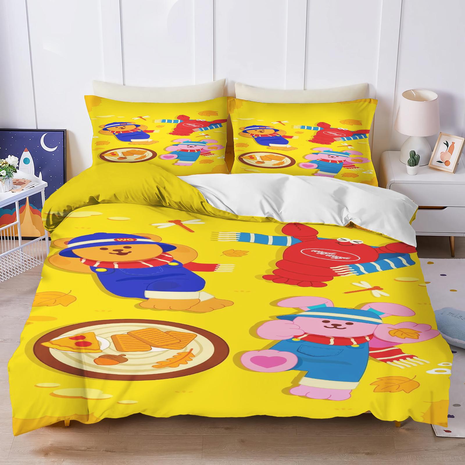 wiggle wiggle 3D Children S Bedding Set Duvet Cover Set kingTwin Size Bedding Sets Universal, Suitable For Children And Adults 135X200cm
wiggle wiggle 3D Children S Bedding Set Duvet Cover Set kingTwin Size Bedding Sets Universal, Suitable For Children And Adults 135X200cm