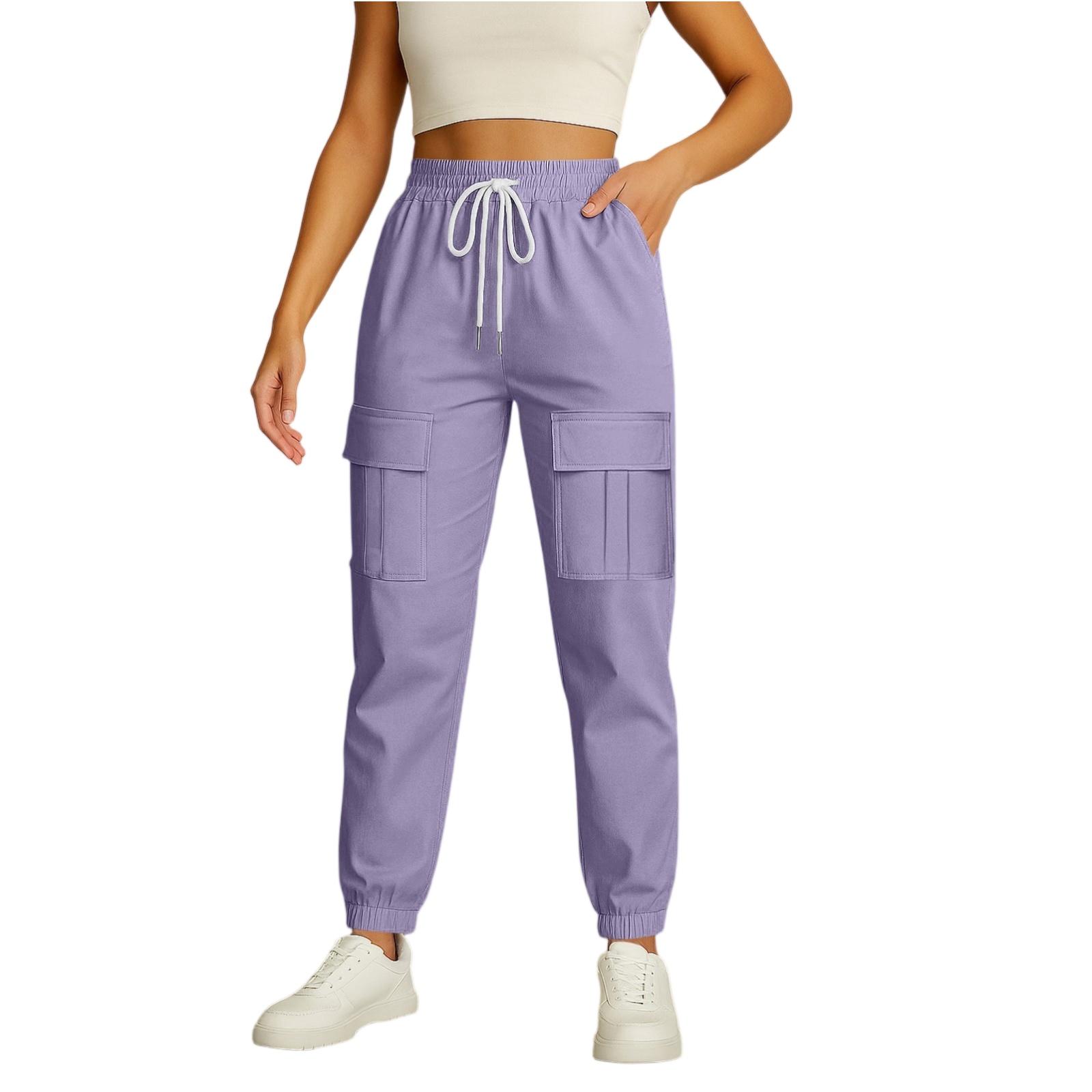 Women s Fashion Work Pants Color Drawstring Multi Port Bag Elastic Waist Casual Pants XL фиолетовый
Women s Fashion Work Pants Color Drawstring Multi Port Bag Elastic Waist Casual Pants XL фиолетовый