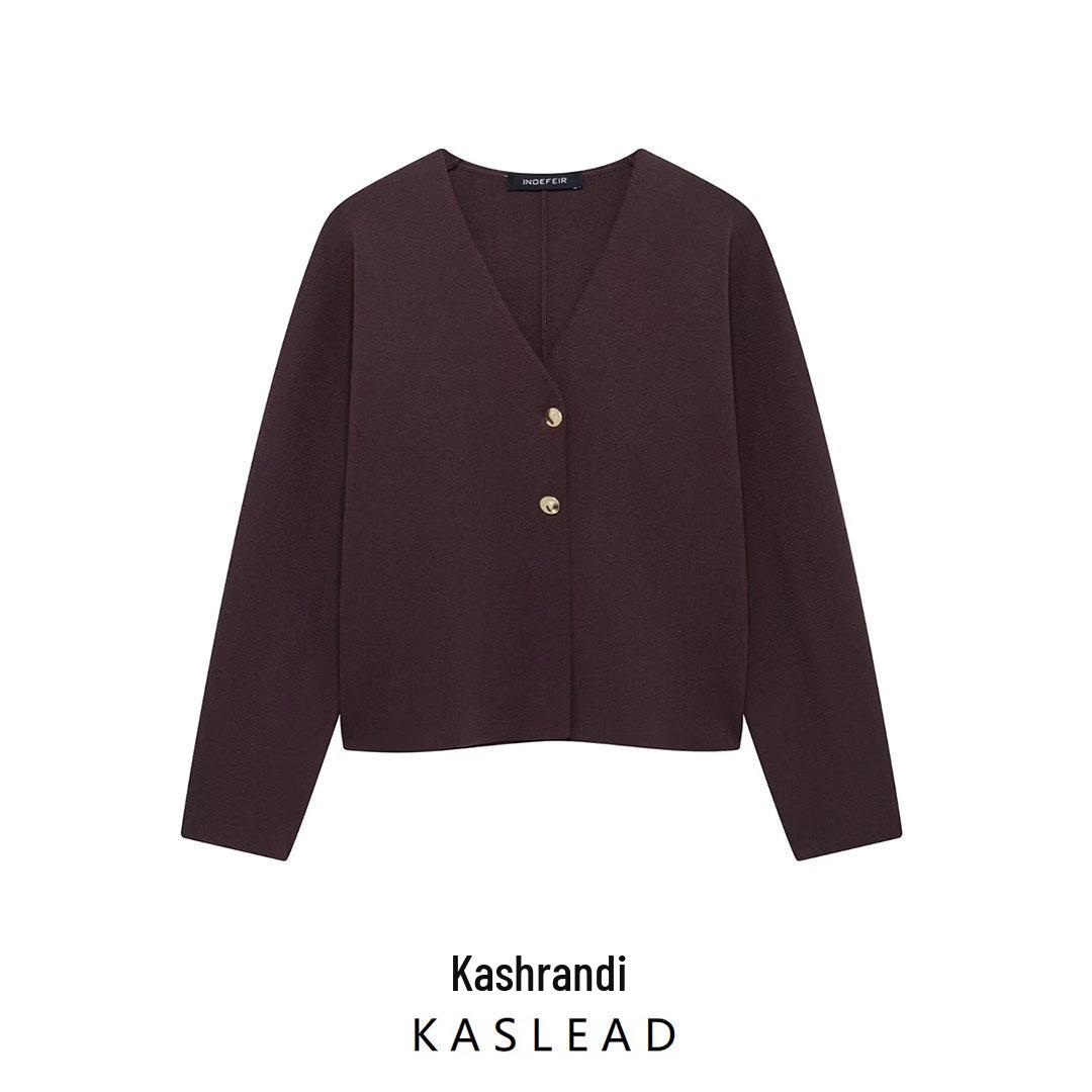 2025 Spring Women s European-American Style Fashion Double-Breasted Knit Coat L коричневый
2025 Spring Women s European-American Style Fashion Double-Breasted Knit Coat L коричневый