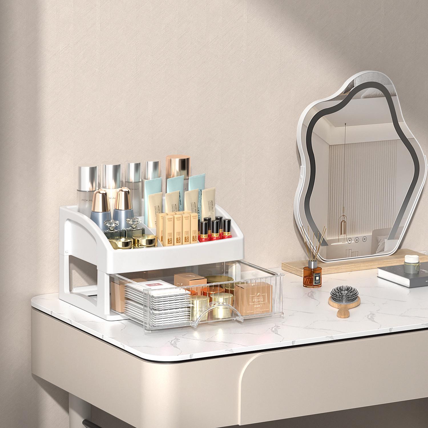 High-End Cosmetic Storage Box: Large-Capacity Organizer for Lipsticks, Eyebrow Pencils, and Skincare Products. Perfect for Desktop Dressing Tables.
High-End Cosmetic Storage Box: Large-Capacity Organizer for Lipsticks, Eyebrow Pencils, and Skincare Products. Perfect for Desktop Dressing Tables.