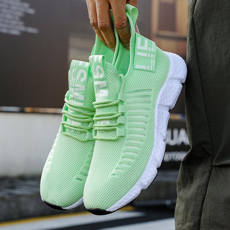 Мужские кроссовки сетчатые дышащие белые кроссовки для бега и тенниса удобная спортивная обувь для мужчин повседневная обувь Tenis Masculino 38 зелёный
Мужские кроссовки сетчатые дышащие белые кроссовки для бега и тенниса удобная спортивная обувь для мужчин повседневная обувь Tenis Masculino 38 зелёный