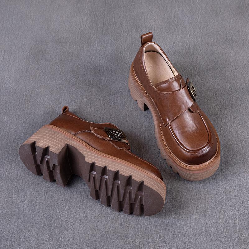 Первый слой лоферов из коровьей кожи для женской коллекции весна 2025, новая кожа, тяжелая промышленность, ретро, платформа на липучке, маффин, одинарные туфли для женщин 40 коричневый
Первый слой лоферов из коровьей кожи для женской коллекции весна 2025, новая кожа, тяжелая промышленность, ретро, платформа на липучке, маффин, одинарные туфли для женщин 40 коричневый