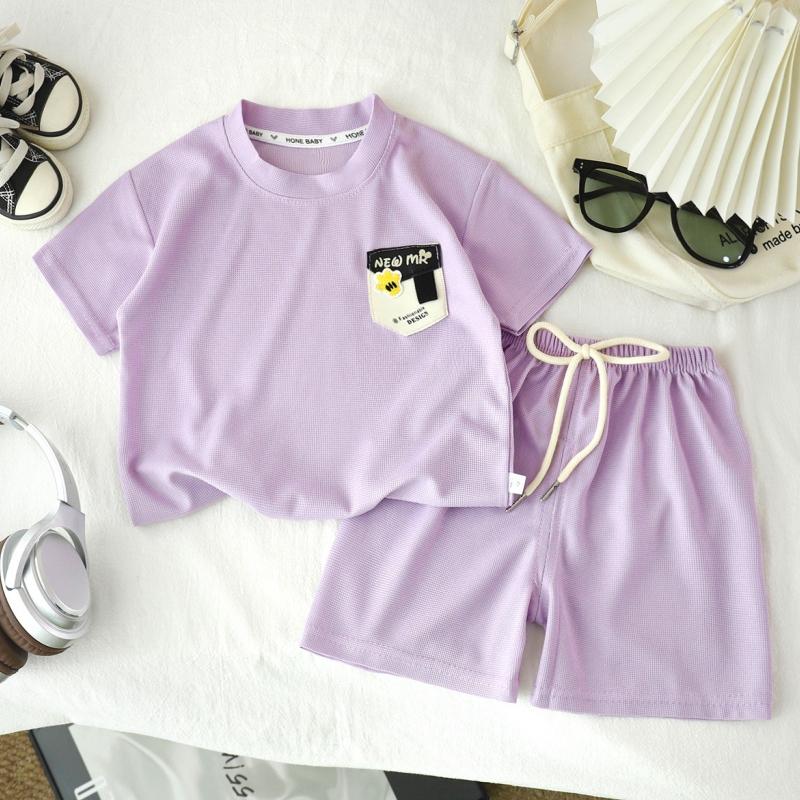 2Pcs/Set Kids Boys Set Tracksuit Summer Girls Sports Outfit Casual Loose Solid Short Sleeve T-shirts + Shorts Children Clothes Sets 80 фиолетовый
2Pcs/Set Kids Boys Set Tracksuit Summer Girls Sports Outfit Casual Loose Solid Short Sleeve T-shirts + Shorts Children Clothes Sets 80 фиолетовый