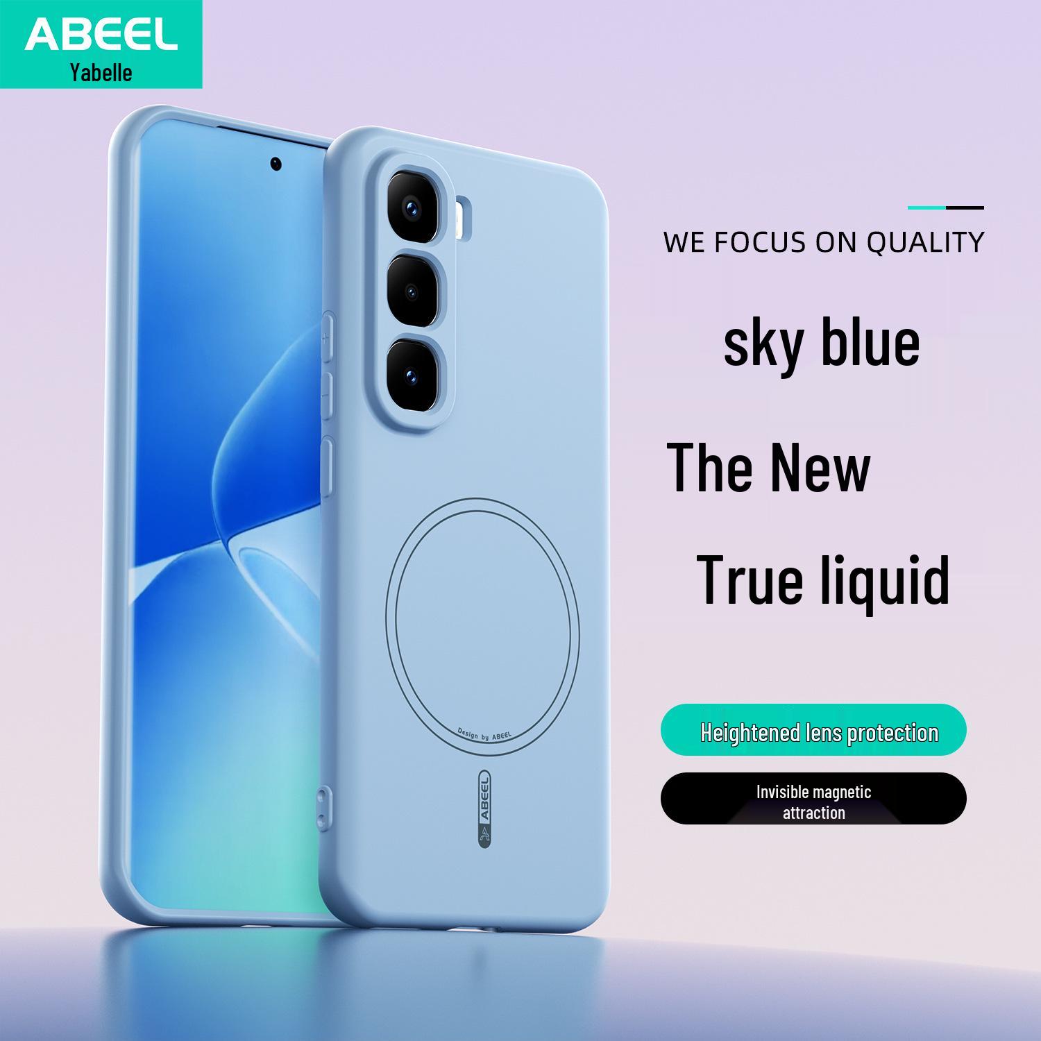 Infinix Hot 60 Pro Magnetic Silicone Phone Case - Anti-Drop Protective Cover Infinix Hot 60 Pro 4G небесно-голубой
Infinix Hot 60 Pro Magnetic Silicone Phone Case - Anti-Drop Protective Cover Infinix Hot 60 Pro 4G небесно-голубой