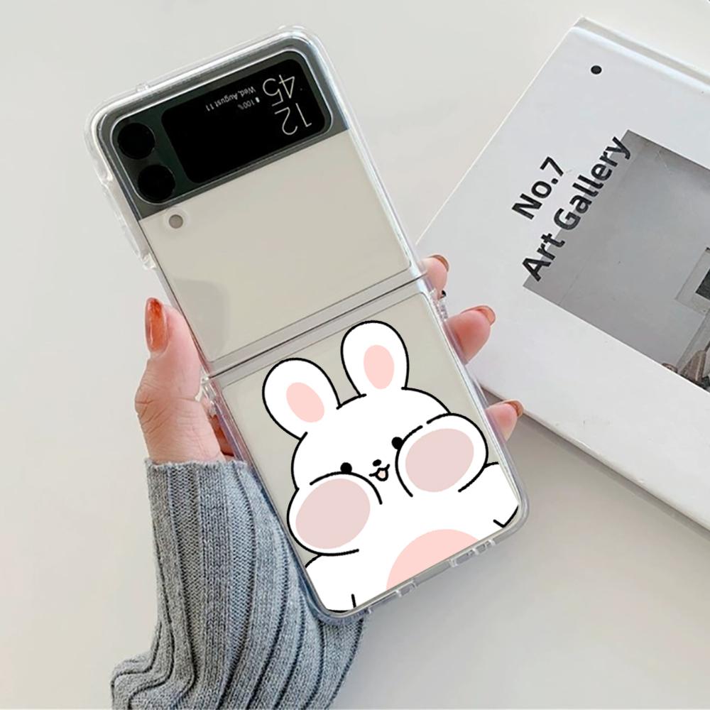 Cute Rabbit Bear Couple Phone Case For Samsung Galaxy Z Flip 6 ZFlip 5 Hard Folding Cover for Samsung ZFlip 4 3 7 Shell Fundas Galaxy ZFlip 7
Cute Rabbit Bear Couple Phone Case For Samsung Galaxy Z Flip 6 ZFlip 5 Hard Folding Cover for Samsung ZFlip 4 3 7 Shell Fundas Galaxy ZFlip 7