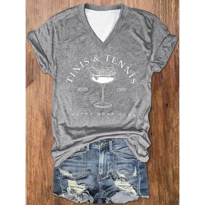 Spring and summer new 3D digital printed women s short sleeved fashion trend loose casual V-neck T-shirt for women 3423 S
Spring and summer new 3D digital printed women s short sleeved fashion trend loose casual V-neck T-shirt for women 3423 S