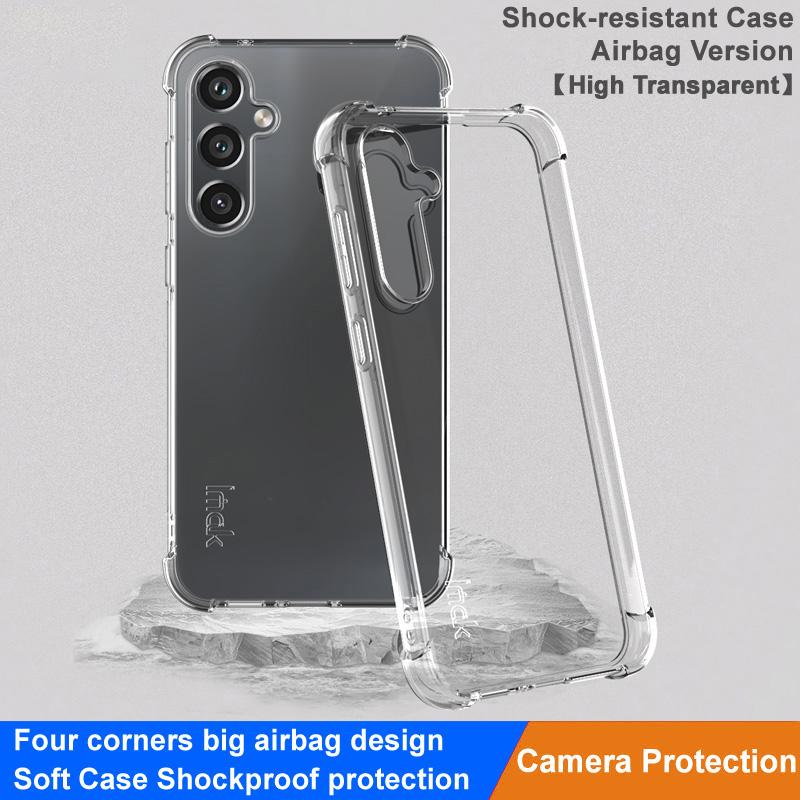 IMAK For Samsung Galaxy S23 FE Phone Shell Four Corner Clear Phone Cover Soft TPU Back Case Transparent
IMAK For Samsung Galaxy S23 FE Phone Shell Four Corner Clear Phone Cover Soft TPU Back Case Transparent