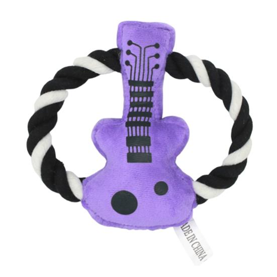 Pet Dog Puppy Cotton Rope Guitar Shape Plush Doll Squeaky Throwing Bite Toy Guitar
Pet Dog Puppy Cotton Rope Guitar Shape Plush Doll Squeaky Throwing Bite Toy Guitar