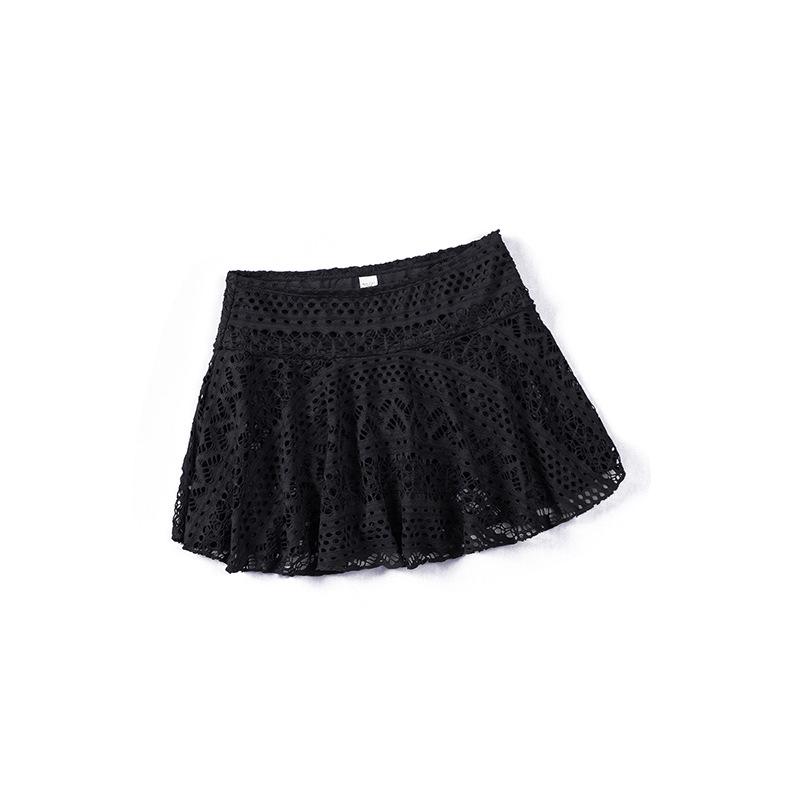 Европейская и американская вязаная крючком кружевная юбка для плавания с высокой талией, с двойным слоем и треугольными плавками для женщин Extra Large чёрный
Европейская и американская вязаная крючком кружевная юбка для плавания с высокой талией, с двойным слоем и треугольными плавками для женщин Extra Large чёрный