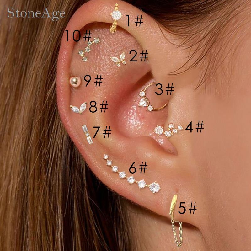 Y2k Ear Piercing Helix Daith Snug Earrings for Women 1PC Dainty Cartilage Tragus Clicker Septum Ring With Chain Girlish Zircon 1-1pc-8mm
Y2k Ear Piercing Helix Daith Snug Earrings for Women 1PC Dainty Cartilage Tragus Clicker Septum Ring With Chain Girlish Zircon 1-1pc-8mm