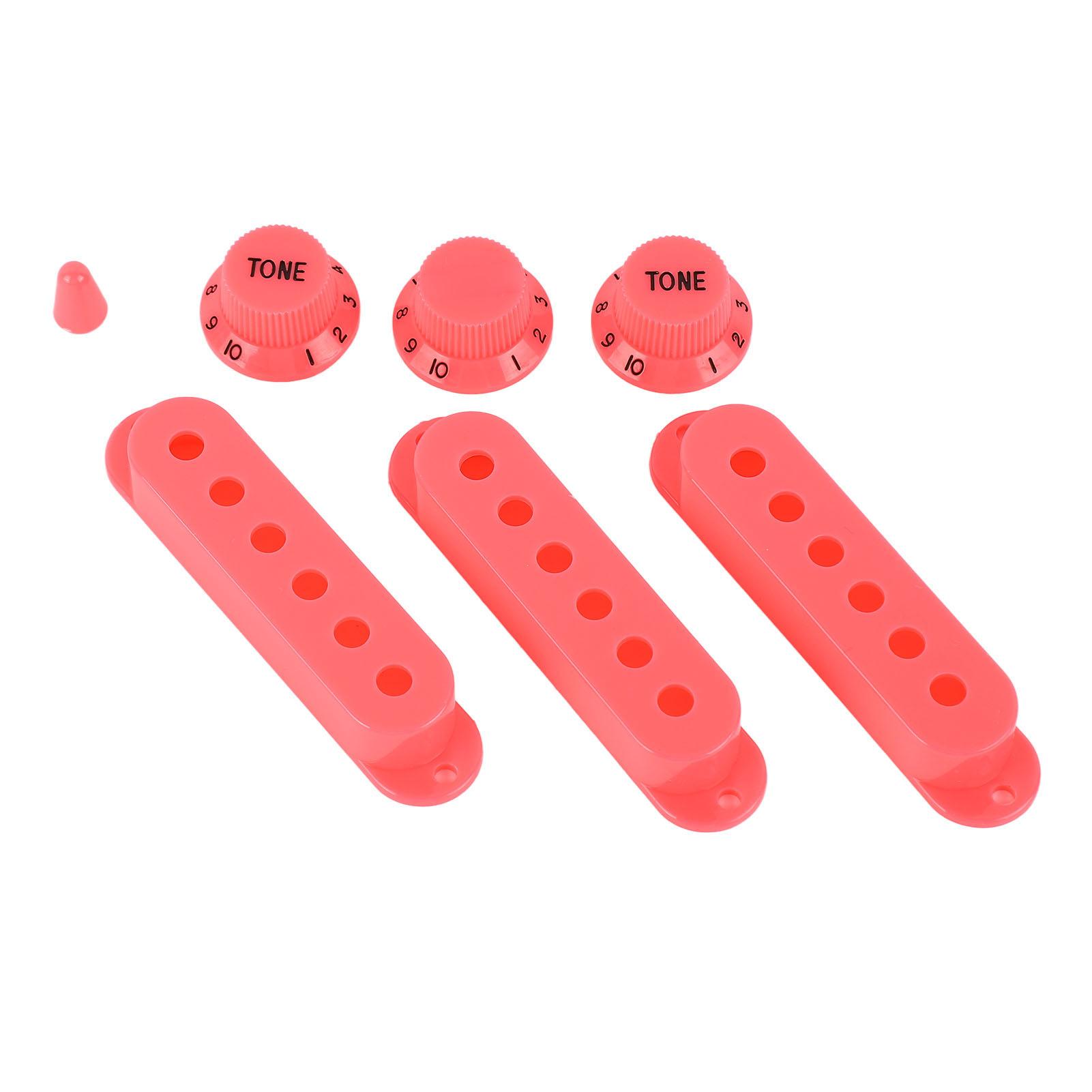 7Pcs Guitar Pickup Cover Volume Tone Knob Switch Tip Plastic for 6 Hole Single Coil Electric Guitar
7Pcs Guitar Pickup Cover Volume Tone Knob Switch Tip Plastic for 6 Hole Single Coil Electric Guitar