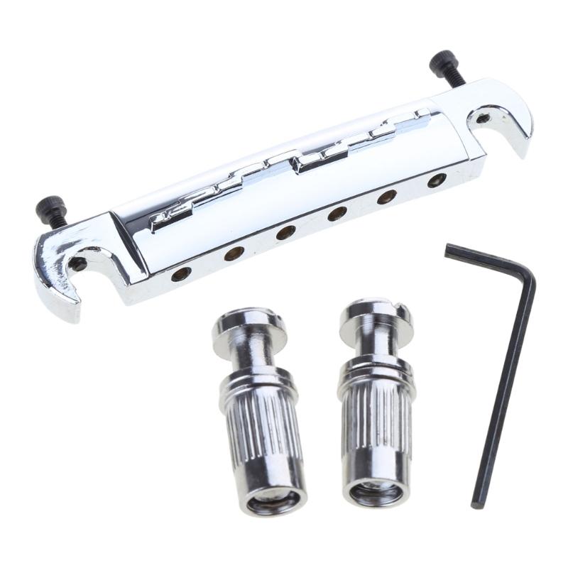 Adjustable Wraparound Guitar Bridge Small Integrated Bridge Tailpiece without Code For LP Style Electric Guitar Parts серебряный
Adjustable Wraparound Guitar Bridge Small Integrated Bridge Tailpiece without Code For LP Style Electric Guitar Parts серебряный
