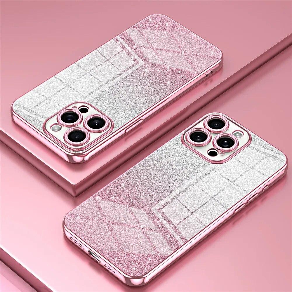 Роскошный блестящий чехол с покрытием для iPhone 15 14 Pro Max 13 11 Pro Max 12 Mini XR X XS 7 8 Plus SE 2020, мягкий противоударный чехол для телефона For iPhone 15 розовый/серебряный
Роскошный блестящий чехол с покрытием для iPhone 15 14 Pro Max 13 11 Pro Max 12 Mini XR X XS 7 8 Plus SE 2020, мягкий противоударный чехол для телефона For iPhone 15 розовый/серебряный