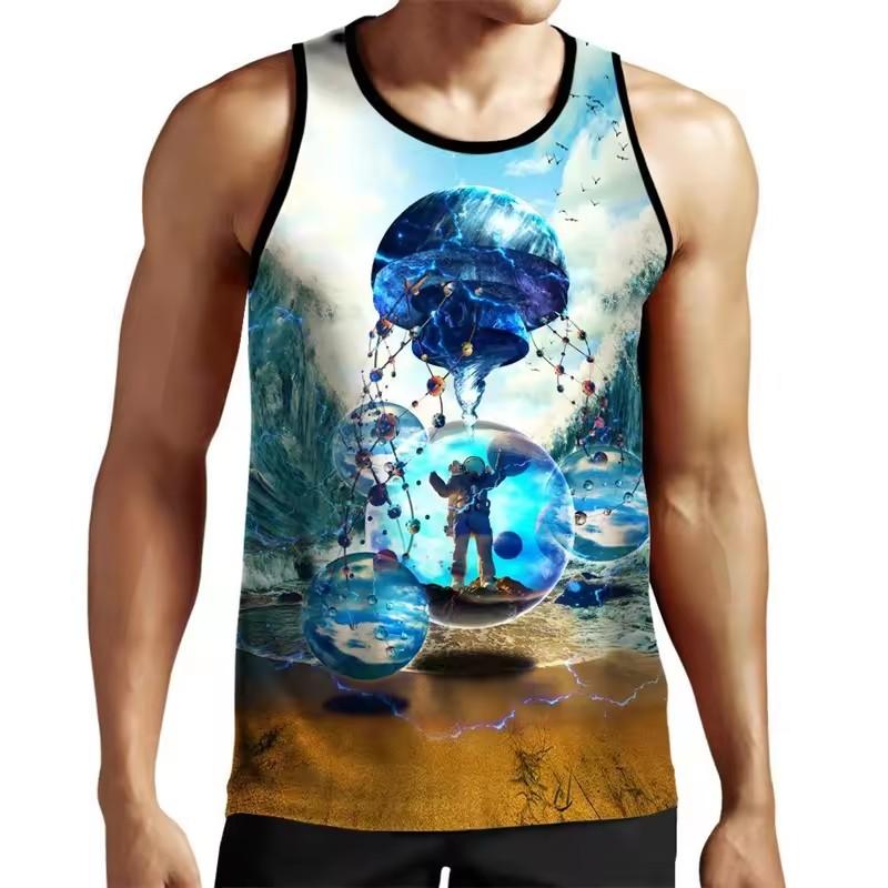 Summer 3D Graffiti Printing Tank Top Children Fashion Funny Sports Vest Harajuku Gym Cool Tank Top Men Ropa Hombre Clothing S
Summer 3D Graffiti Printing Tank Top Children Fashion Funny Sports Vest Harajuku Gym Cool Tank Top Men Ropa Hombre Clothing S