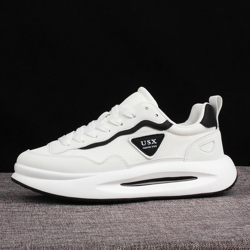 Мужская повседневная обувь на толстой подошве. Летняя мужская дорожная обувь на мягкой подошве. Кроссовки с сеткой. Студенческая спортивная обувь. Мужская модная обувь. 44