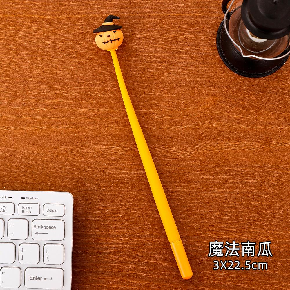 Cartoon Halloween Silicone Shake Gel Pen Student Funny Ghost Brush Question Pen Halloween Stationery Small Gift Cute Pens
Cartoon Halloween Silicone Shake Gel Pen Student Funny Ghost Brush Question Pen Halloween Stationery Small Gift Cute Pens