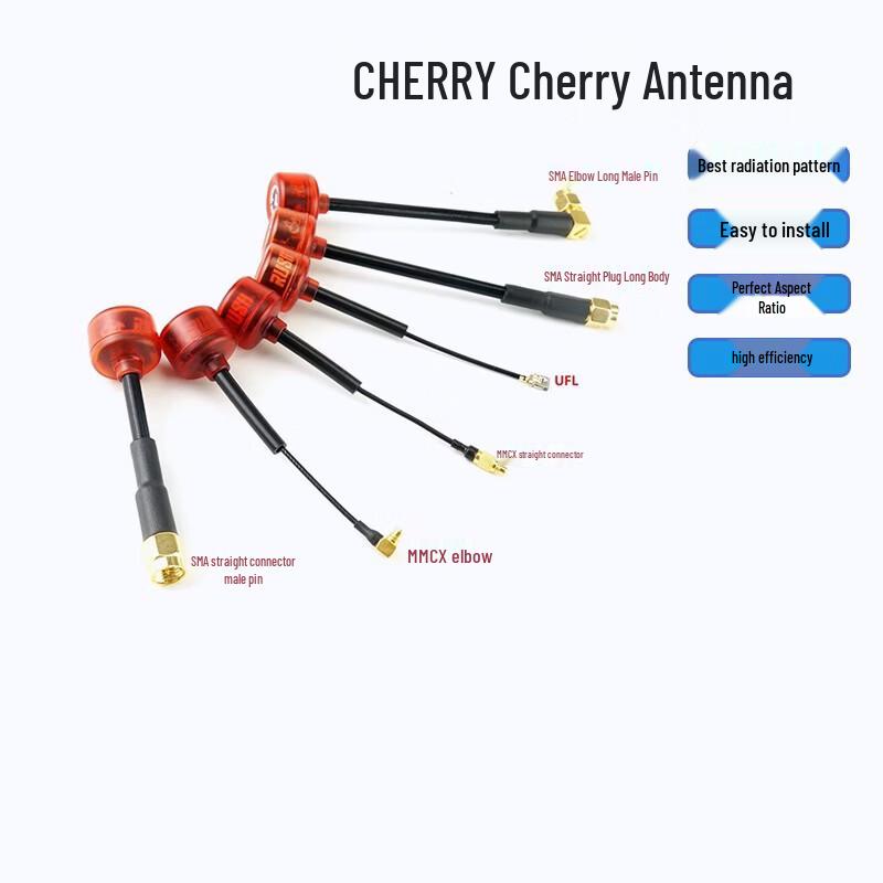 Babuda 5.8GHz FPV Drone Cherry Antenna
Babuda 5.8GHz FPV Drone Cherry Antenna