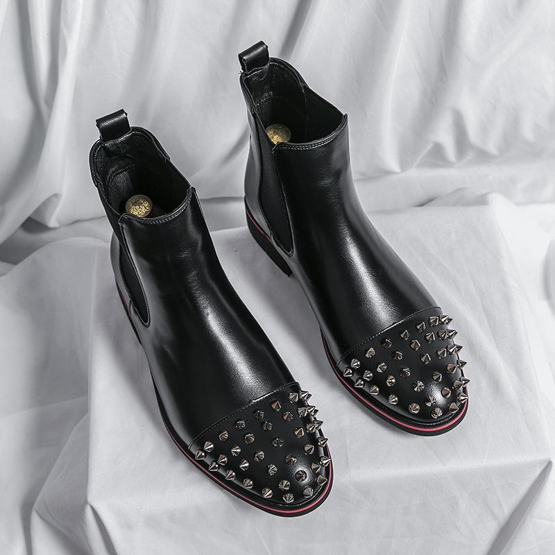 Western American cowboy boots men s broken nails pointed short boots British style high-top leather shoes medium-top Martin boots leather boots 38 чорний
Western American cowboy boots men s broken nails pointed short boots British style high-top leather shoes medium-top Martin boots leather boots 38 чорний
