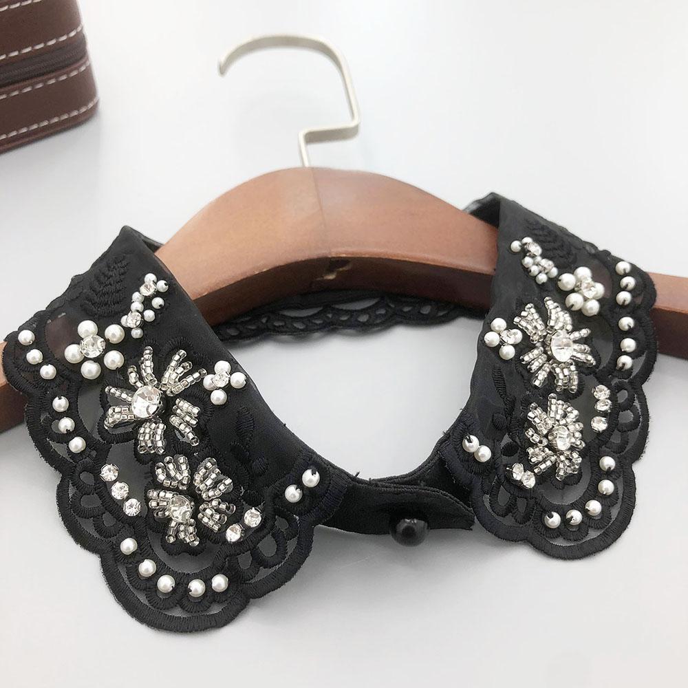 White Black beaded rhinestone lace collar neck ladies wild shirt fake collar sweater coat decorative detachable neck collar
White Black beaded rhinestone lace collar neck ladies wild shirt fake collar sweater coat decorative detachable neck collar