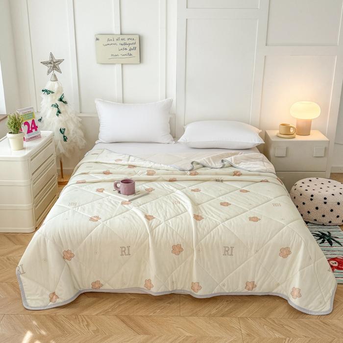 2025 Новое одеяло-кондиционер из охлаждающего шелка класса А для беременных и младенцев, летнее одеяло для охлаждения как мороженое, машинная стирка 150x200cm 1pcs