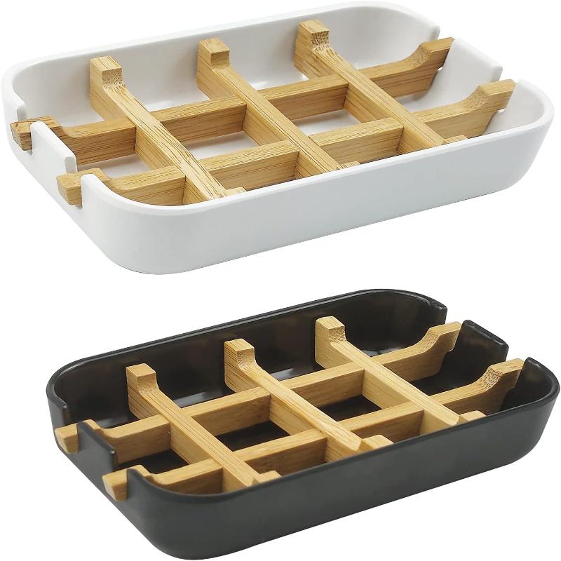 2 Pack Bamboo Soap Dish Self-Draining Soap Box Wooden Bamboo Bar Soap Holder for Shower Bathroom Kitchen Bathtub Bar Sink
2 Pack Bamboo Soap Dish Self-Draining Soap Box Wooden Bamboo Bar Soap Holder for Shower Bathroom Kitchen Bathtub Bar Sink