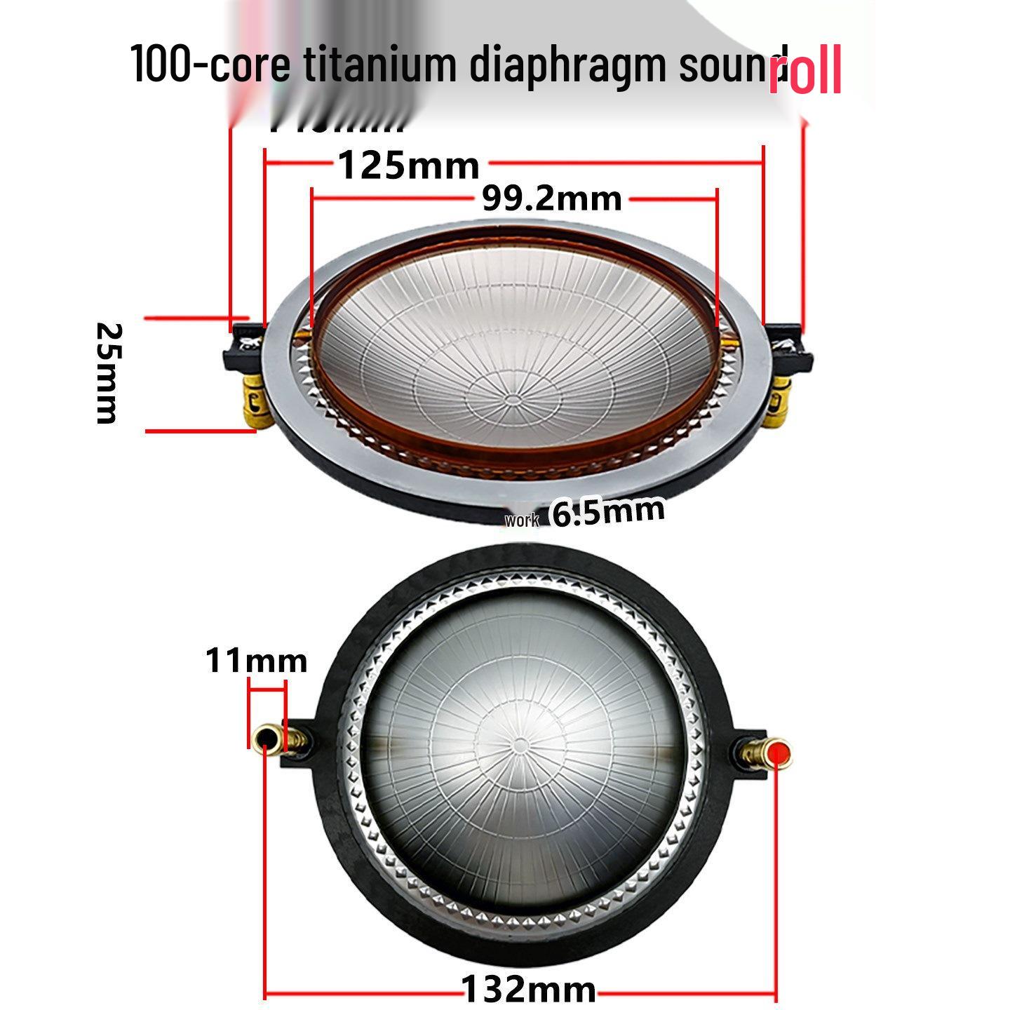 100-Core Tweeter Driver Coil, 99.2mm Diaphragm Repair Parts
100-Core Tweeter Driver Coil, 99.2mm Diaphragm Repair Parts