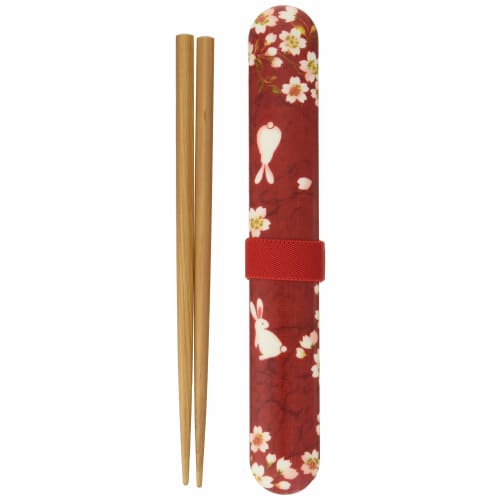 Tatsumiya Sakura Rabbit 18.0cm Cloth-Covered Chopstick Box Set, Red, Size: Approx. W19 D3 H2.6 33071
Tatsumiya Sakura Rabbit 18.0cm Cloth-Covered Chopstick Box Set, Red, Size: Approx. W19 D3 H2.6 33071