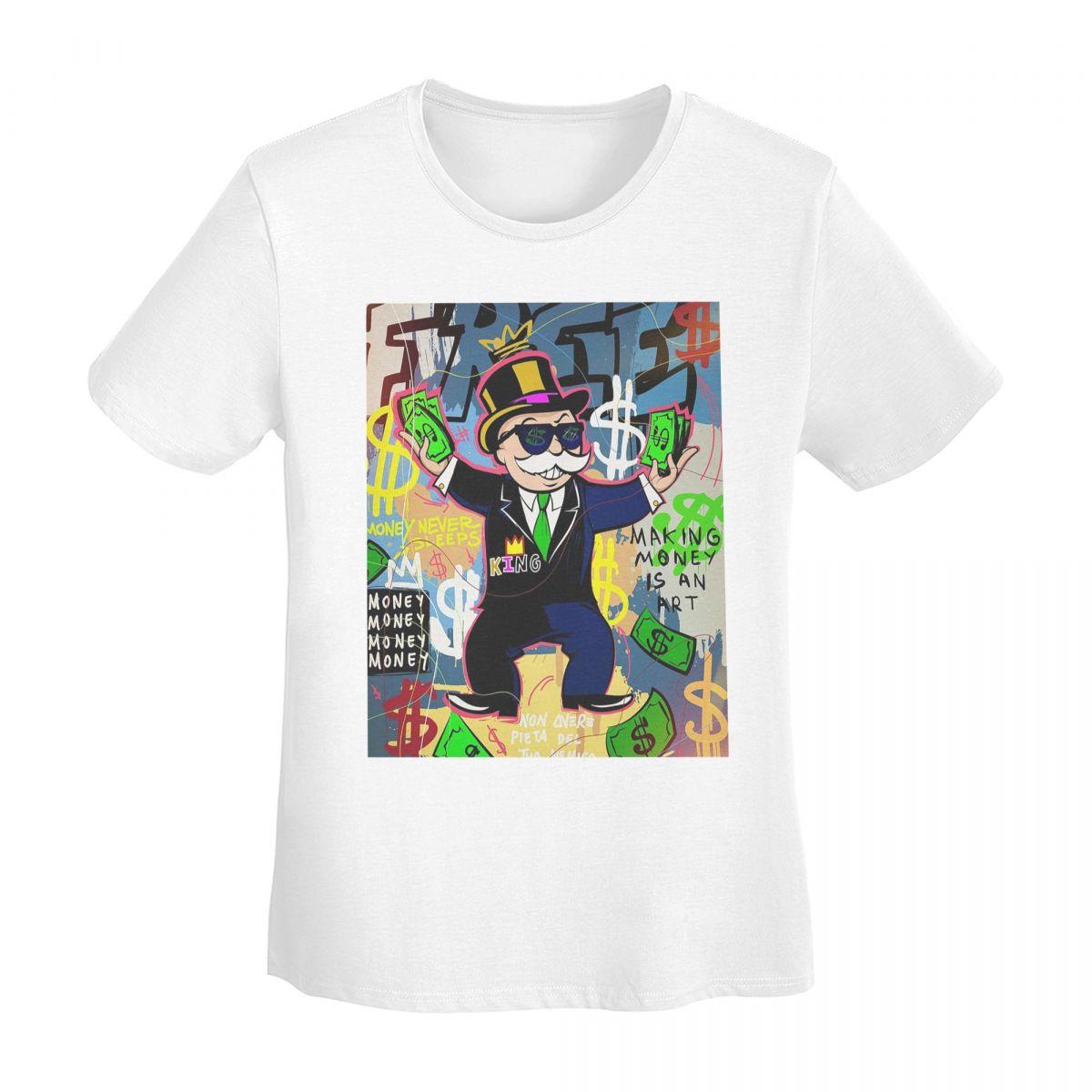 Monopoly Unisex Holding Money Pop Art TShirt Women Short Sleeve T Shirts ONeck Clothes Cotton Summer Tees Streetwear S
Monopoly Unisex Holding Money Pop Art TShirt Women Short Sleeve T Shirts ONeck Clothes Cotton Summer Tees Streetwear S