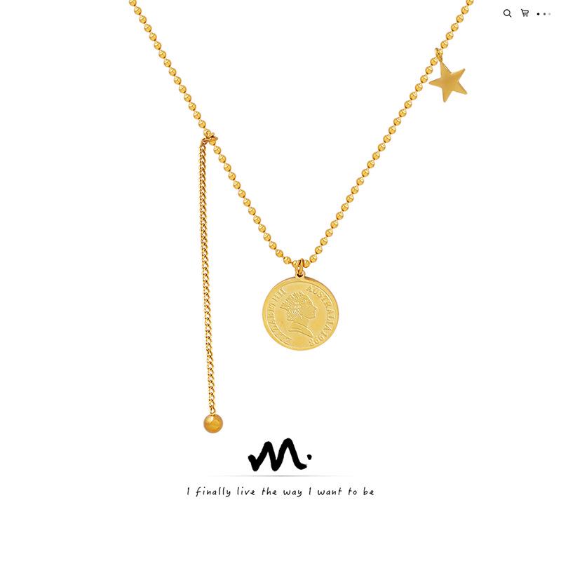 Trendy European & American Hot Girl Queen Pendant Necklace: Versatile Titanium Steel Clavicle Chain for Women (P916)
Trendy European & American Hot Girl Queen Pendant Necklace: Versatile Titanium Steel Clavicle Chain for Women (P916)