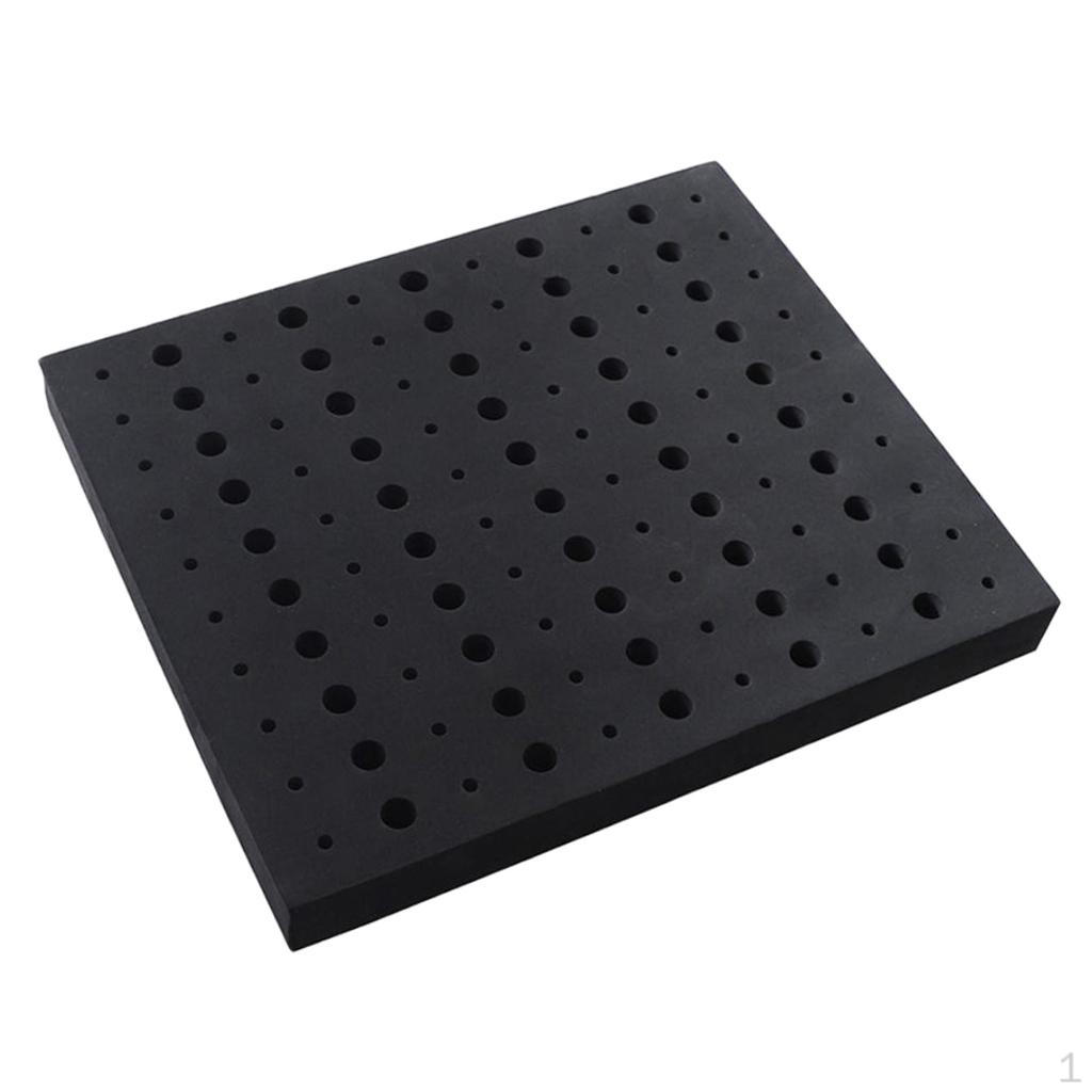 110 Holes 1/2 /4-inch Shank Router Bits Organiser EVA Screwdriver Bit Holder Drill Head Storage Case
110 Holes 1/2 /4-inch Shank Router Bits Organiser EVA Screwdriver Bit Holder Drill Head Storage Case