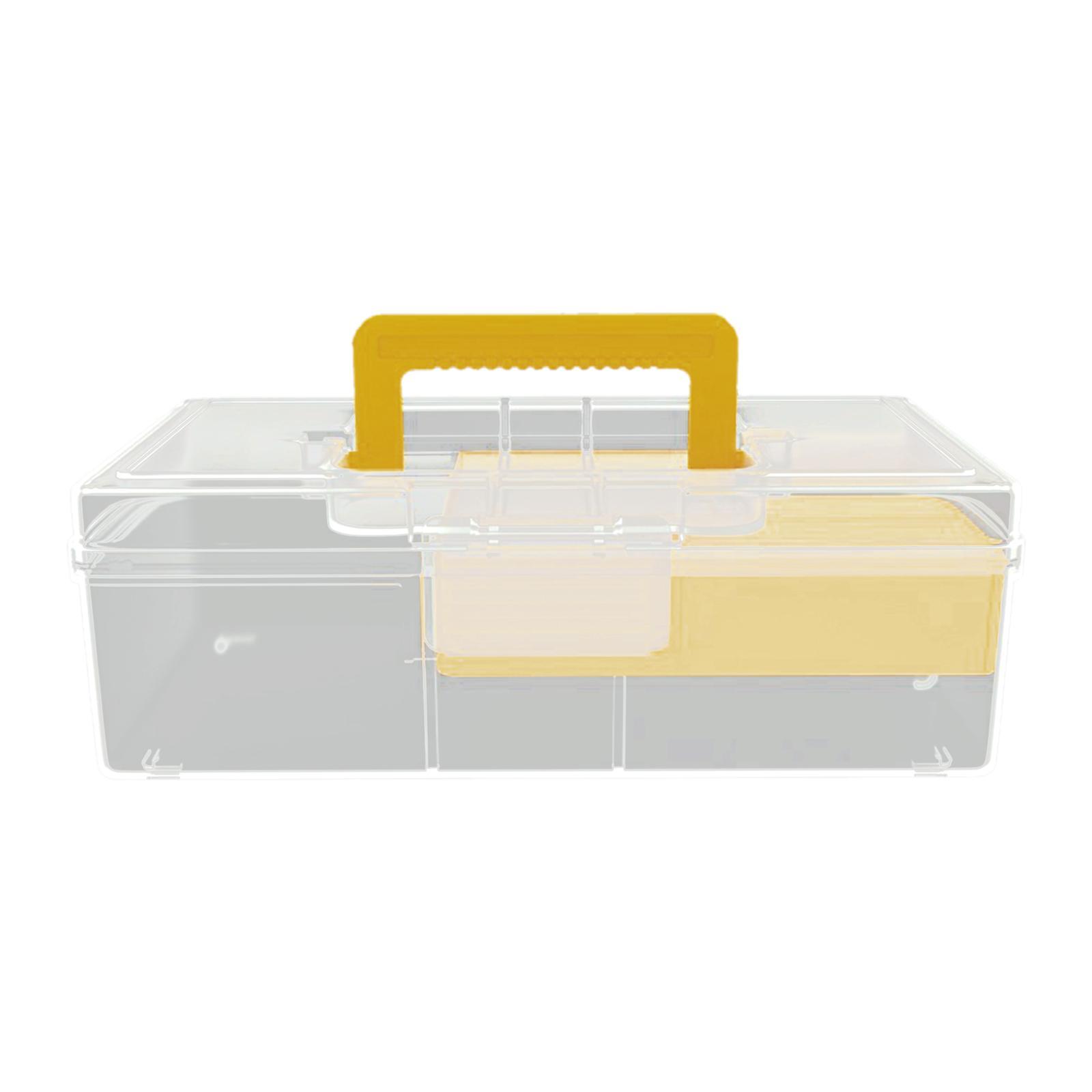 Fishing Tackle Box Organizer 2 Layer Storage Case for Beads s Jigs жовтий
Fishing Tackle Box Organizer 2 Layer Storage Case for Beads s Jigs жовтий