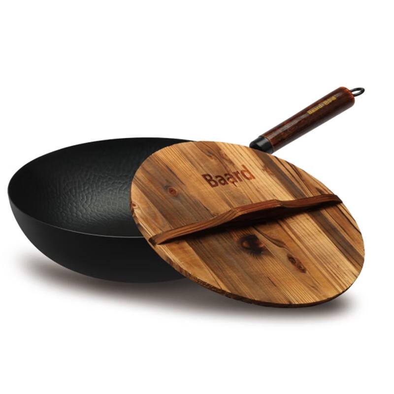 Ba er de Premium Hand-Hammered Iron Wok with Wooden Lid
Ba er de Premium Hand-Hammered Iron Wok with Wooden Lid