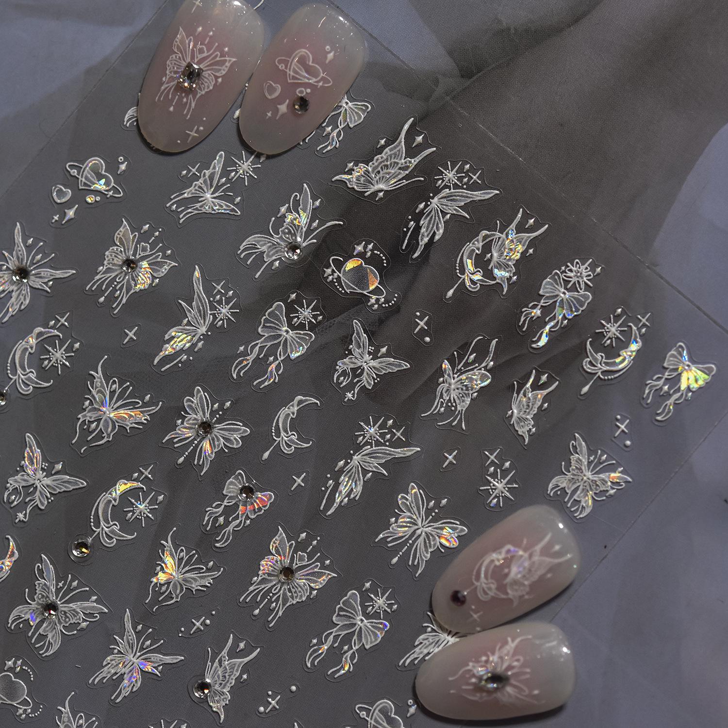 Tomoni Crystal Nail Stickers - DIY Hot-selling Star, Moon, and Butterfly Jewelry Nail Art for Kids and Phones.
Tomoni Crystal Nail Stickers - DIY Hot-selling Star, Moon, and Butterfly Jewelry Nail Art for Kids and Phones.