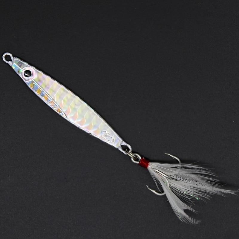 FTK Shore Throw Long Throw Iron Plate Sequins Blood Slot Hook Luya Bait Freshwater Sea Fishing Bass Mandarin Fish Kill Bait 7g срібний
FTK Shore Throw Long Throw Iron Plate Sequins Blood Slot Hook Luya Bait Freshwater Sea Fishing Bass Mandarin Fish Kill Bait 7g срібний