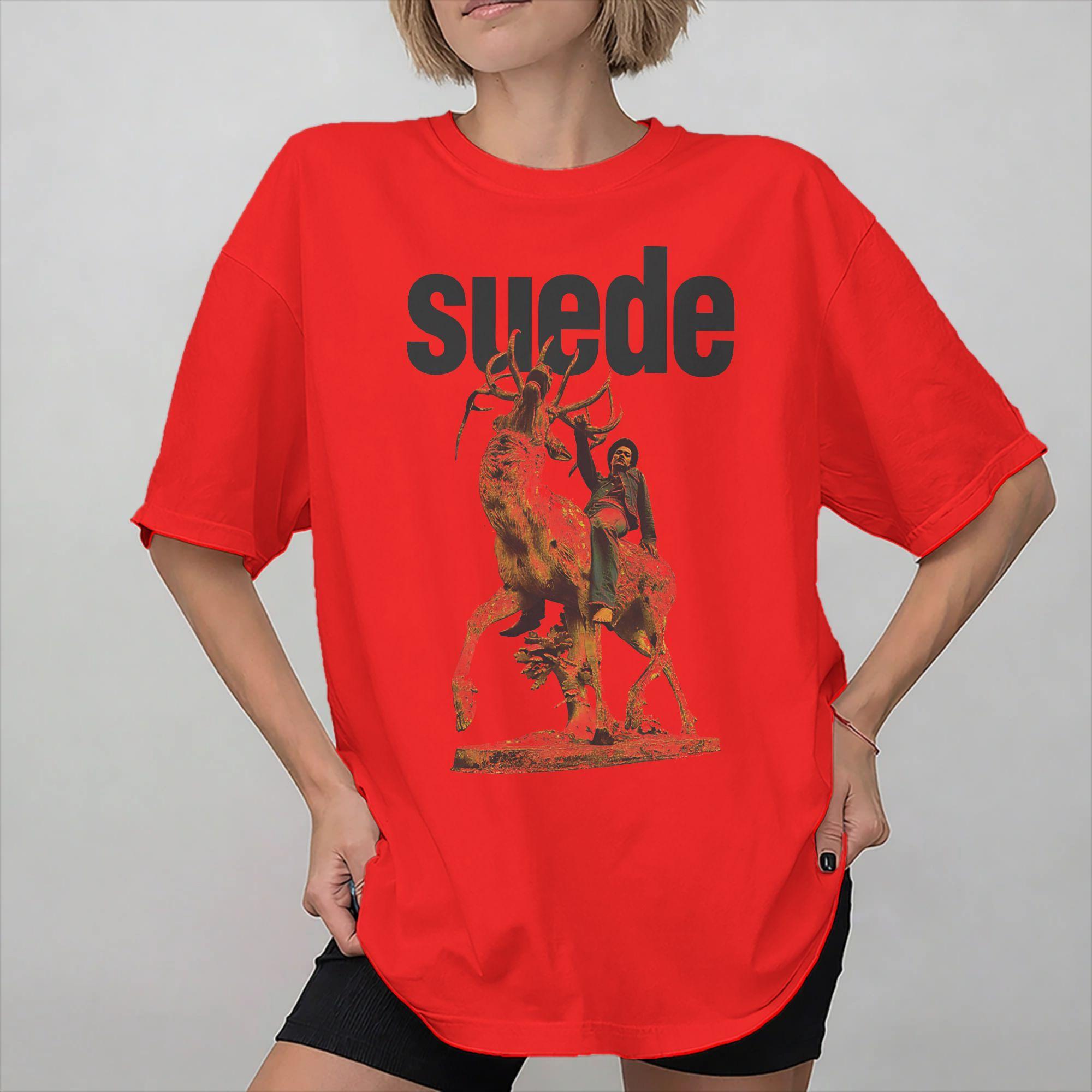 Graphic Printing Suede rock band T Shirt for Unisex Women 100 Cotton Tee Shirt Short Sleeve Clothes S
Graphic Printing Suede rock band T Shirt for Unisex Women 100 Cotton Tee Shirt Short Sleeve Clothes S