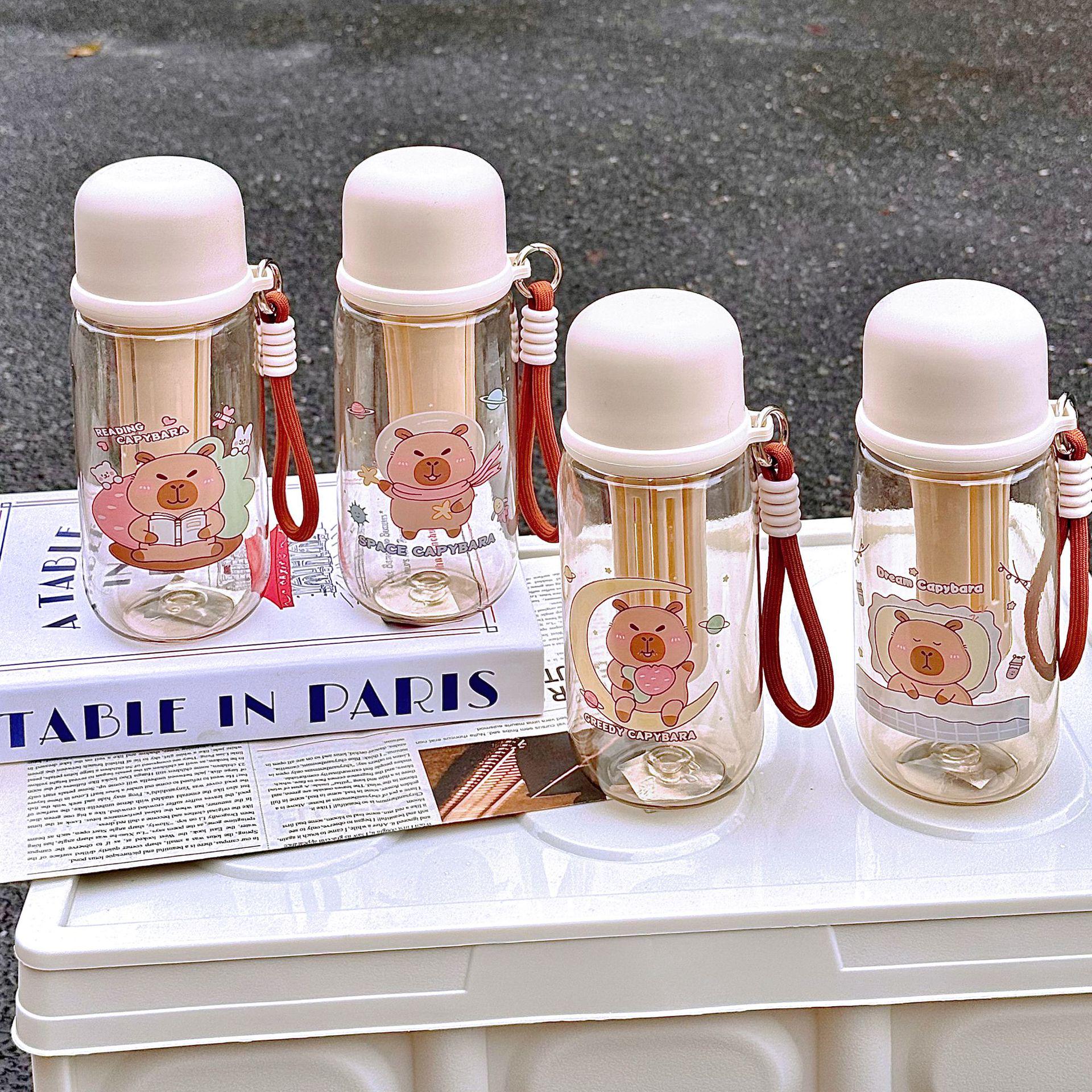 Capybara Cute Student Straw Water Cup - Creative, Portable, Plastic Design 550-650ml
Capybara Cute Student Straw Water Cup - Creative, Portable, Plastic Design 550-650ml