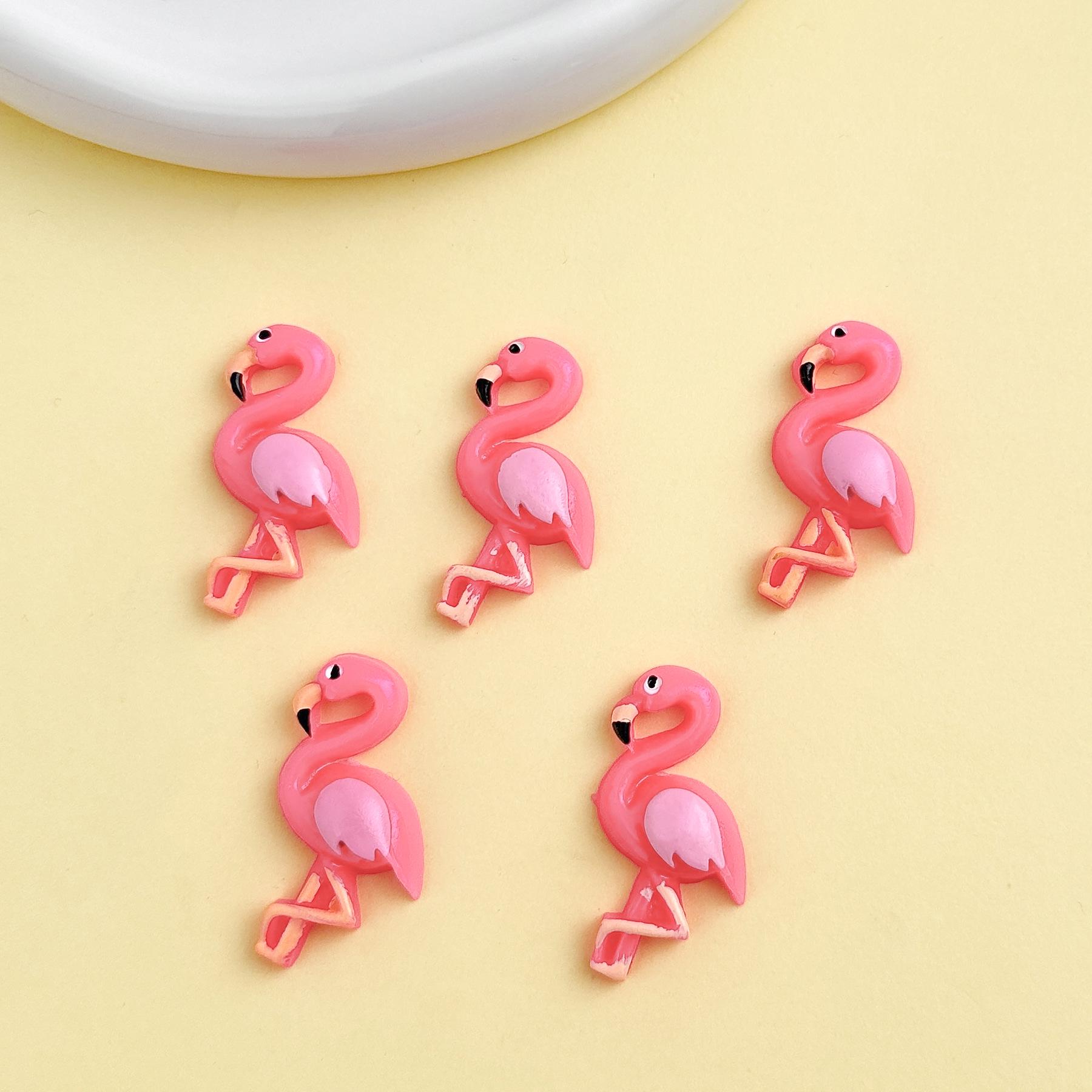 Розовый Лебедь Фламинго Смола Животное Украшение для Чехла Телефона и Материал для DIY Ювелирных Изделий темно-розовый 
Розовый Лебедь Фламинго Смола Животное Украшение для Чехла Телефона и Материал для DIY Ювелирных Изделий темно-розовый