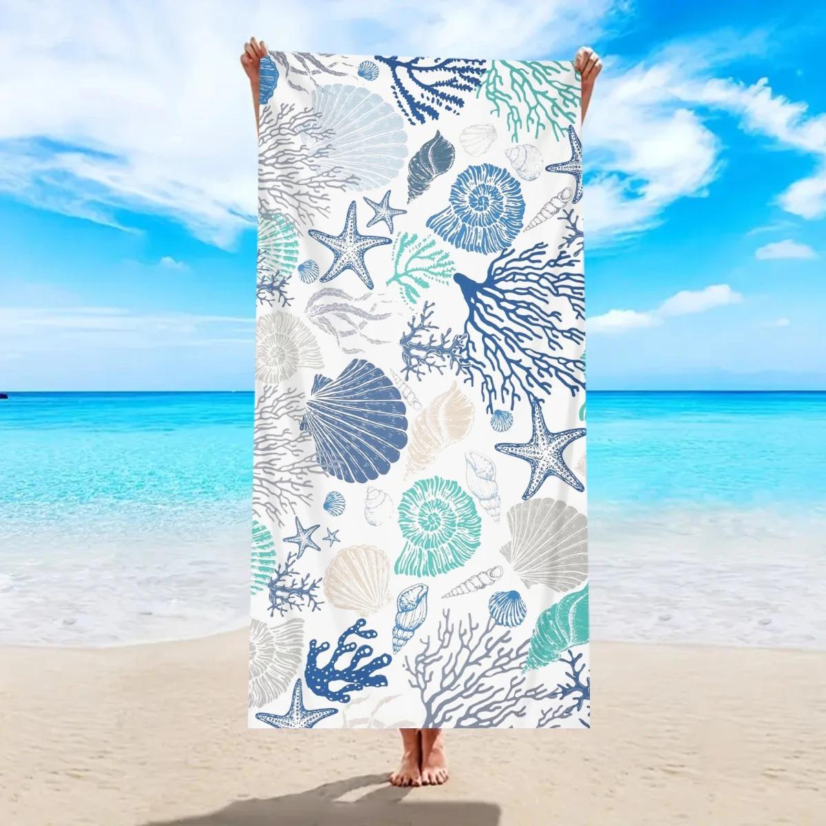 ocean element beach towel multiple sizes printed shell starfish design polyester beach pool absorbent W30*H60(CM)
ocean element beach towel multiple sizes printed shell starfish design polyester beach pool absorbent W30*H60(CM)