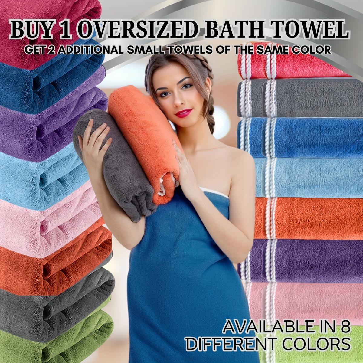 Extra Large Soft Absorbent Bath Towel 34 x70 - Purchase 1 High Quality Flannel Towel, Multi Functional Bath Towel/Shawl -35*35cm 35*35cm темно-синього кольору
Extra Large Soft Absorbent Bath Towel 34 x70 - Purchase 1 High Quality Flannel Towel, Multi Functional Bath Towel/Shawl -35*35cm 35*35cm темно-синього кольору