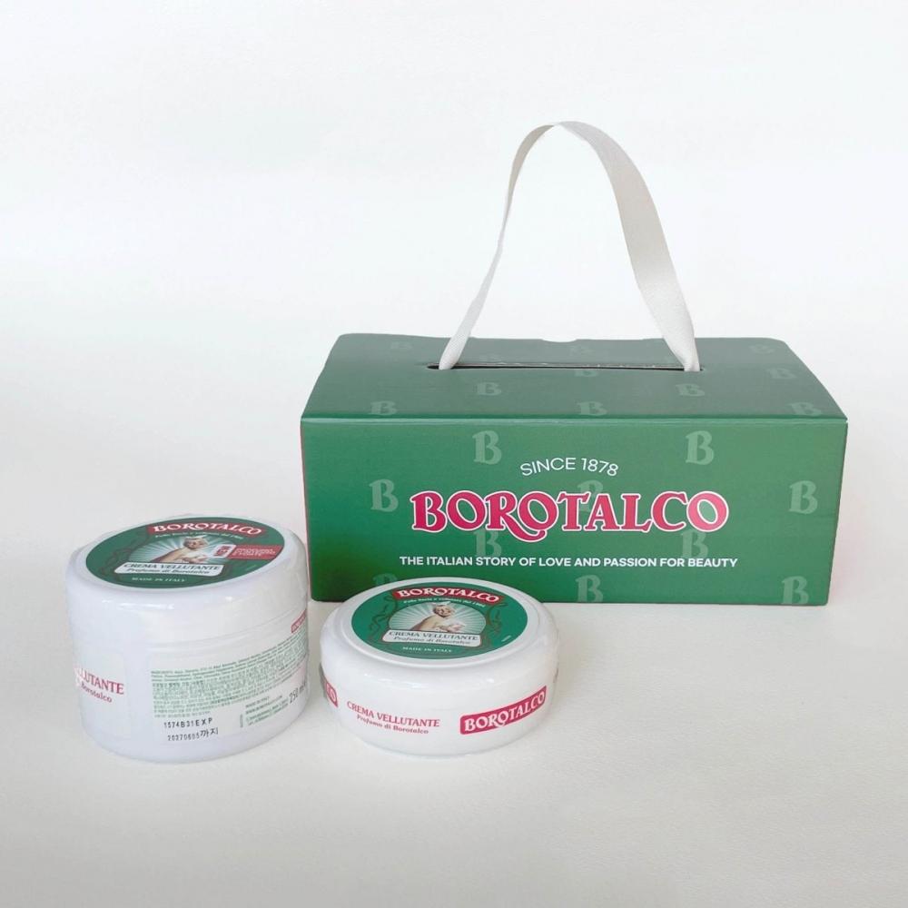 Подарочный набор кремов для тела Borotalco 150 мл+250 мл
Подарочный набор кремов для тела Borotalco 150 мл+250 мл