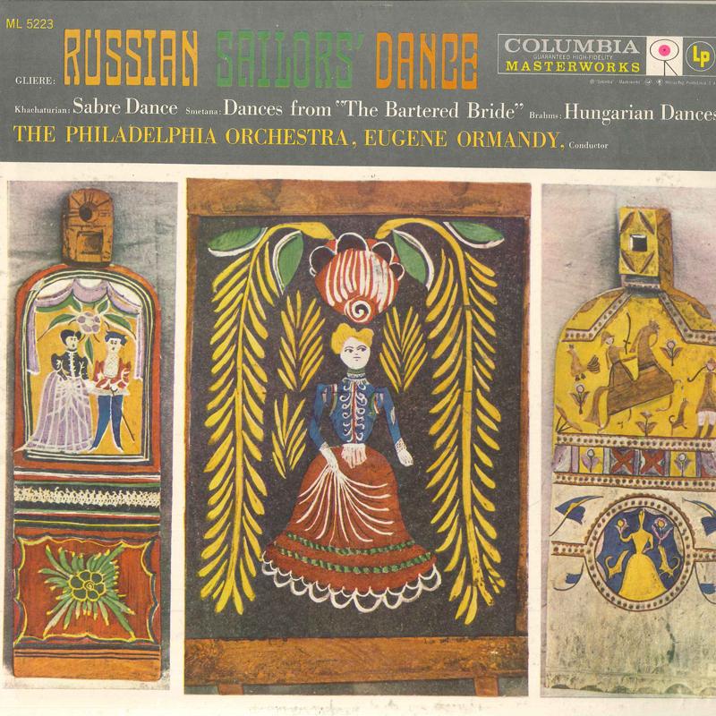 LP Record GLIERE EUGENE ORMANDY PHILADELPHIA - Russian Sailors Dance ML5223 COLUMBIA 1957 US Classical Used
LP Record GLIERE EUGENE ORMANDY PHILADELPHIA - Russian Sailors Dance ML5223 COLUMBIA 1957 US Classical Used