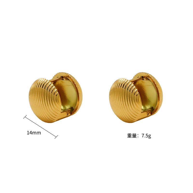 Geometric Ear Buckle Heart Shell Earrings Simple 316 Titanium Steel Metal Texture Versatile Women S Jewelry
Geometric Ear Buckle Heart Shell Earrings Simple 316 Titanium Steel Metal Texture Versatile Women S Jewelry