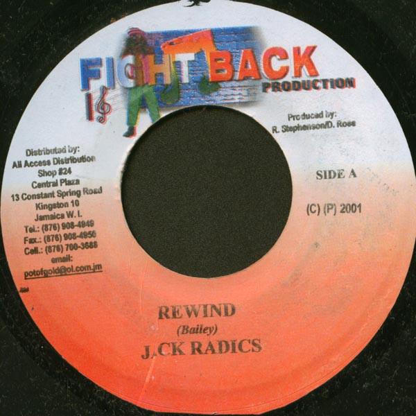 7inch Record JACK RADICS - Rewind none Fight Back Prod 2001 Jamaica Reggae, Ska & Dub Used
7inch Record JACK RADICS - Rewind none Fight Back Prod 2001 Jamaica Reggae, Ska & Dub Used
