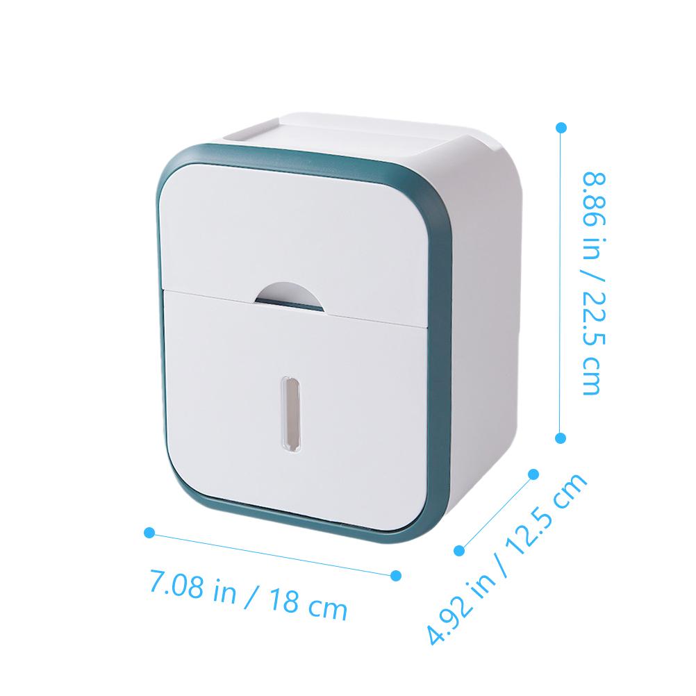 Multi-Functional Tissue Box Punch-Free Waterproof Design Roll Paper Dispenser For Bathroom Kitchen Living Room Toilet зелений
Multi-Functional Tissue Box Punch-Free Waterproof Design Roll Paper Dispenser For Bathroom Kitchen Living Room Toilet зелений