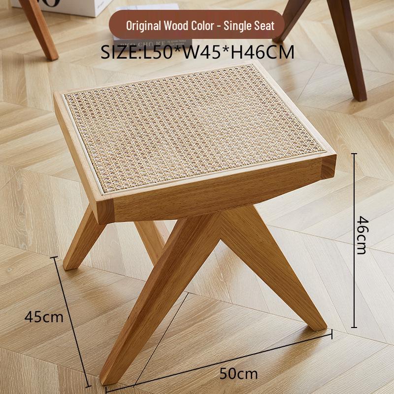 Northern Rattan Woven Bench: Minimalist Solid Wood Long Bench for Dining, Bedroom, or Entryway
Northern Rattan Woven Bench: Minimalist Solid Wood Long Bench for Dining, Bedroom, or Entryway