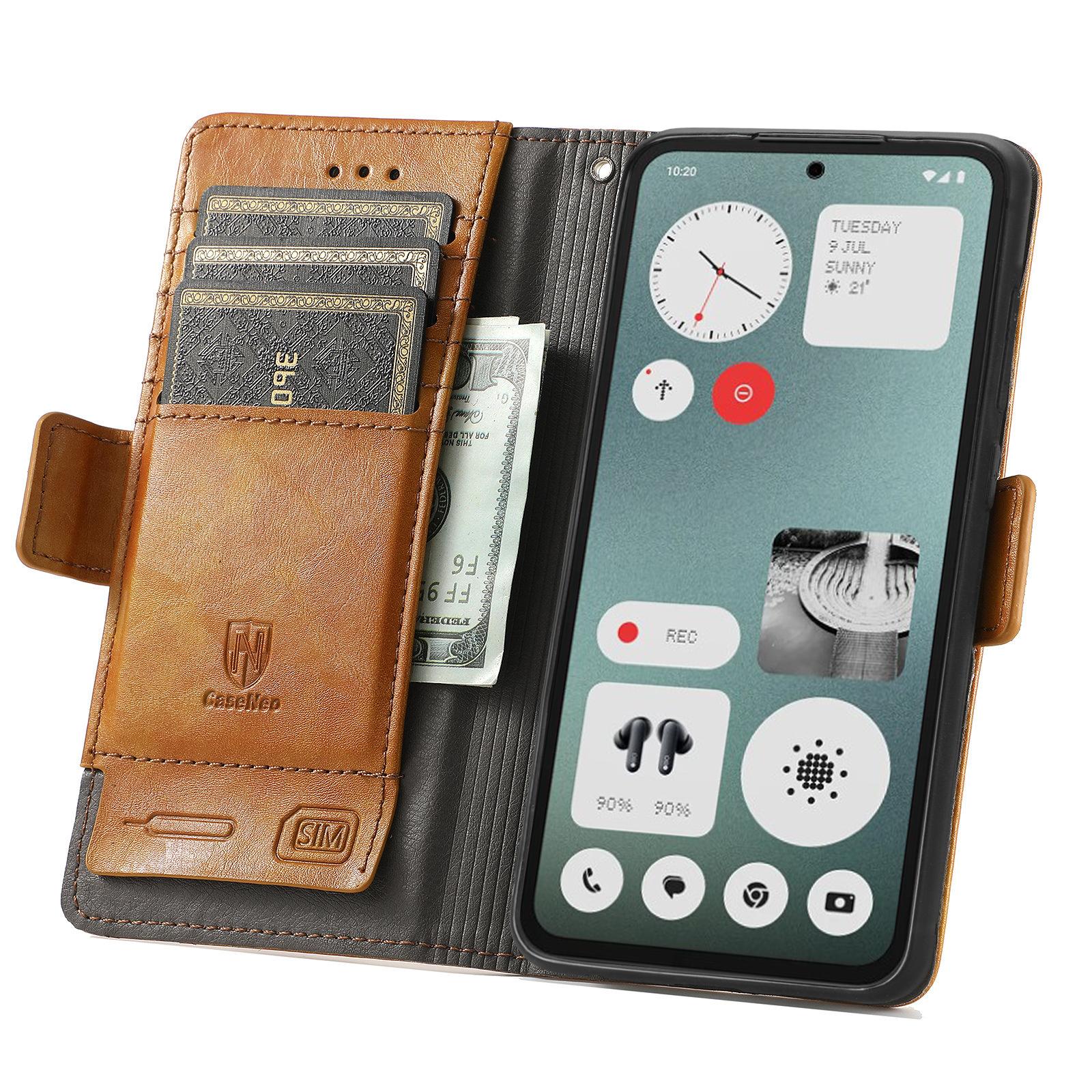 For Nothing CMF Phone 1 Phone Cases CASENEO PU Leather Cover Stand with RFID Blocking Wallet Light Brown
For Nothing CMF Phone 1 Phone Cases CASENEO PU Leather Cover Stand with RFID Blocking Wallet Light Brown