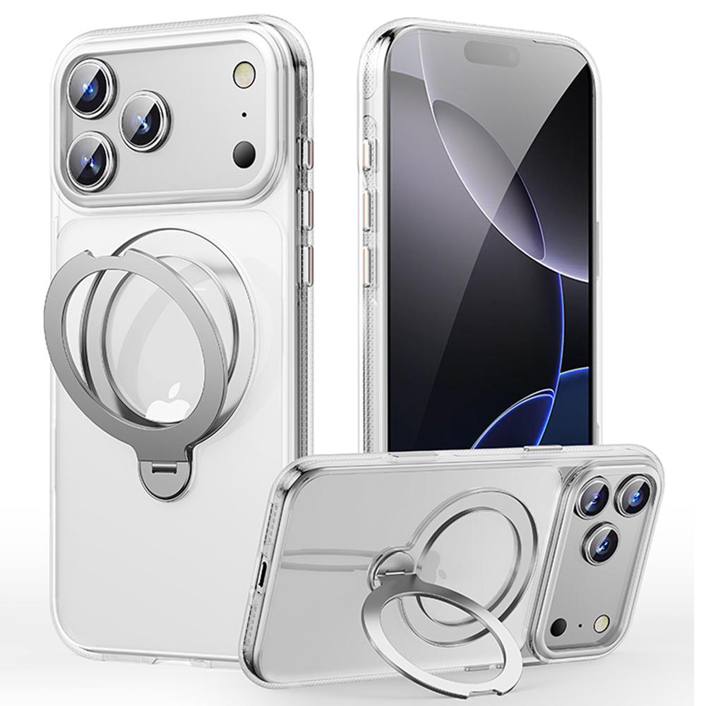 For iPhone 17 Pro Case Compatible with MagSafe Drop Proof TPU PC Kickstand Phone Cover Transparent
For iPhone 17 Pro Case Compatible with MagSafe Drop Proof TPU PC Kickstand Phone Cover Transparent